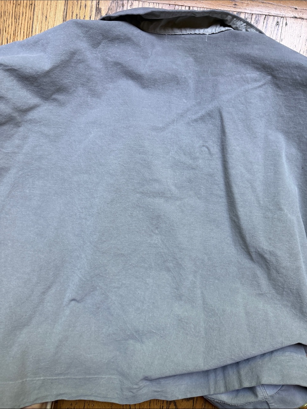 Light Gray Button-Front Women’s Blouse - Picture 9 of 9